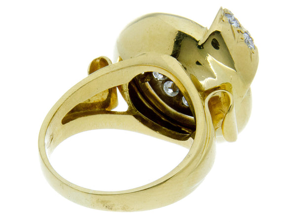 Vintage 1970s 18kt Diamond Bullseye Ring - Chicago Pawners & Jewelers