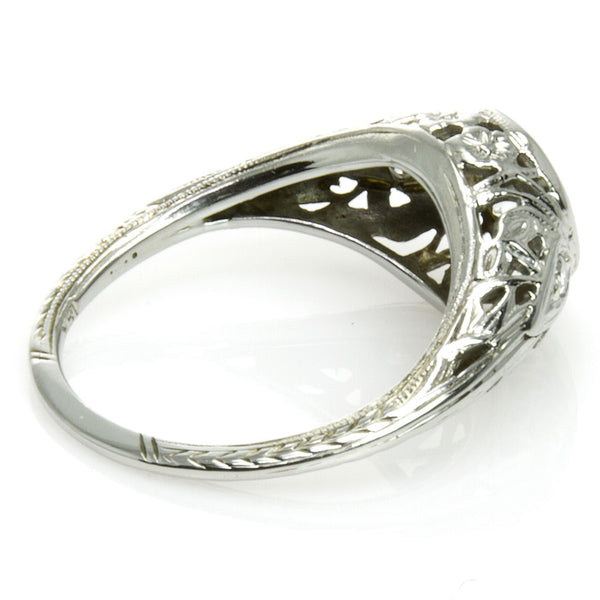 1910s Filigree Diamond Engagement Ring - Chicago Pawners & Jewelers