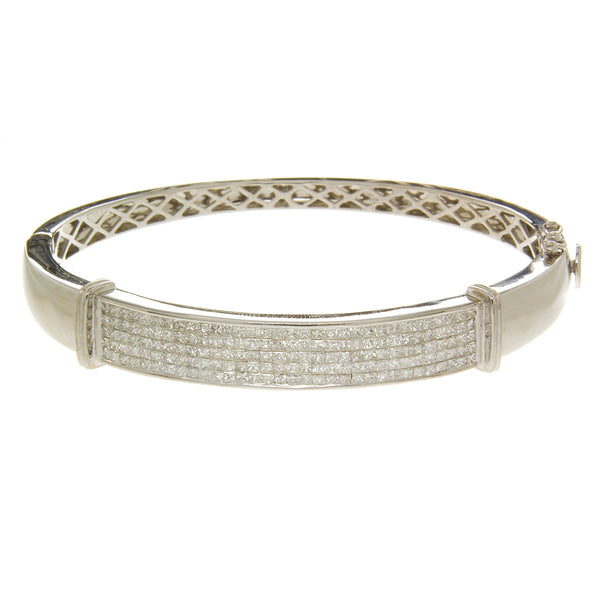 5.00ct Diamond Bangle Bracelet in 18kt - Chicago Pawners & Jewelers