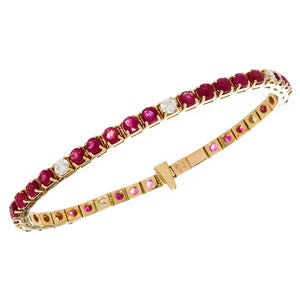 8.10ct Ruby & Diamond Bracelet - Chicago Pawners & Jewelers