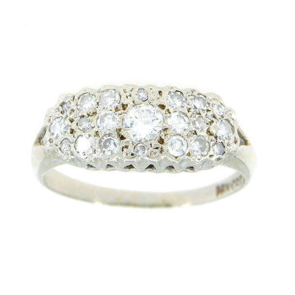 1950s 1.25ct Diamond Band Ring