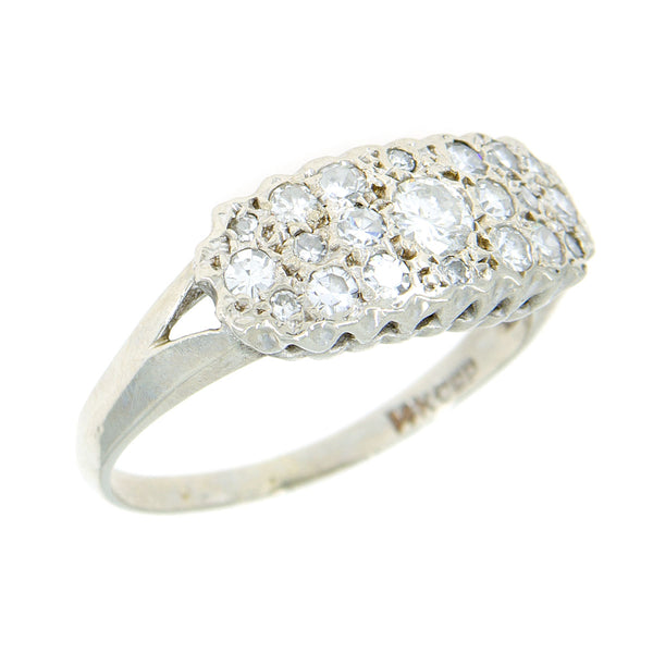 1950s 1.25ct Diamond Band Ring