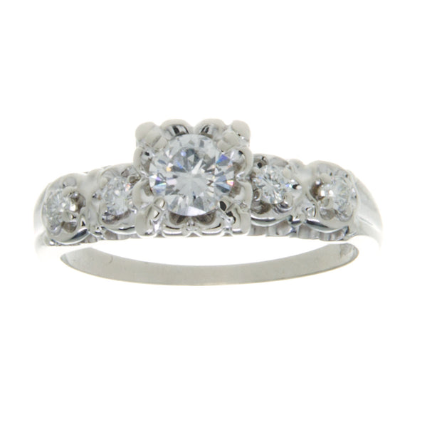 1950s 14k Diamond Wedding Set - Chicago Pawners & Jewelers