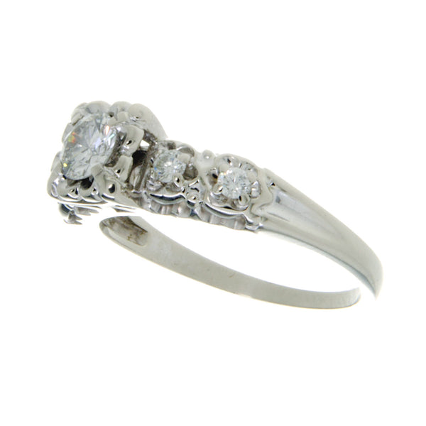 1950s 14k Diamond Wedding Set - Chicago Pawners & Jewelers