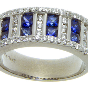1.50ct Tanzanite & Diamond Band Ring - Chicago Pawners & Jewelers