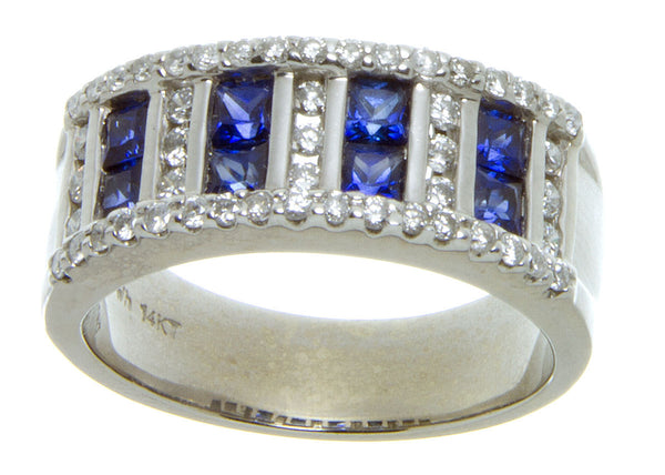 1.50ct Tanzanite & Diamond Band Ring - Chicago Pawners & Jewelers
