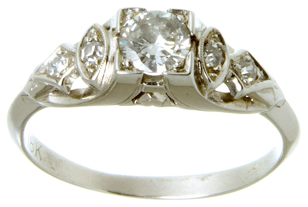 1930s Art Deco Diamond Engagement Ring - Chicago Pawners & Jewelers