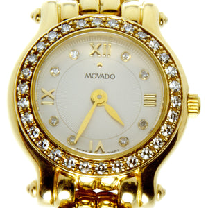 Movado Brileti 14k Gold & Diamond Watch - Chicago Pawners & Jewelers