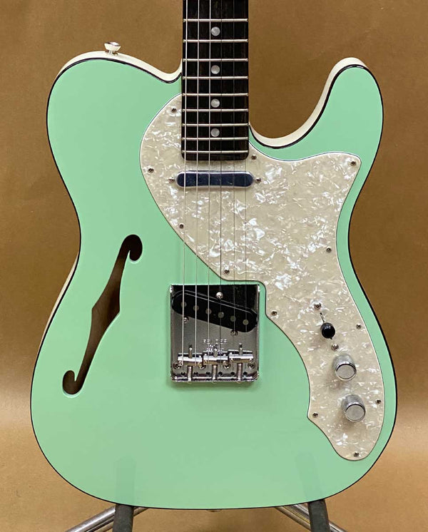 Fender Limited Edition Telecaster Thinline Two Tone 2019 - Surf Green - Chicago Pawners & Jewelers