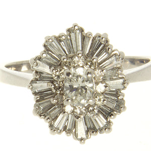 1960s 1.00ct Diamond Cocktail Ring - Chicago Pawners & Jewelers