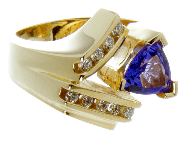 14K Tanzanite & Diamond Ring - Chicago Pawners & Jewelers