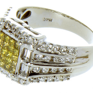 1.50ct Yellow Diamond Engagement Ring - Chicago Pawners & Jewelers
