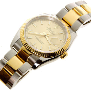 Rolex Datejust SS/18K Champagne Dial - Chicago Pawners & Jewelers