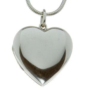 Tiffany Heart Locket Pendant & Chain - Chicago Pawners & Jewelers