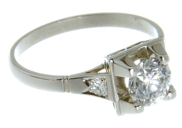 1950s 0.94ct Diamond Engagement Ring - Chicago Pawners & Jewelers