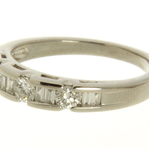 Platinum 1/2ct Diamond Wedding Band - Chicago Pawners & Jewelers