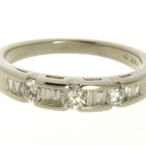 Platinum 1/2ct Diamond Wedding Band - Chicago Pawners & Jewelers