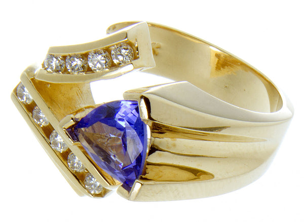 14K Tanzanite & Diamond Ring - Chicago Pawners & Jewelers