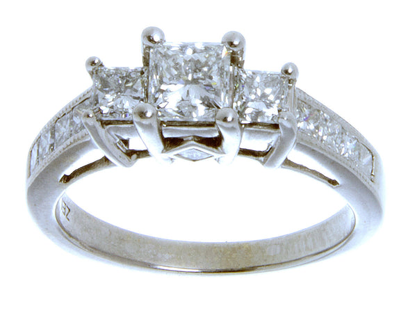 2.00ct Diamond Three Stone Engagement Ring - Chicago Pawners & Jewelers