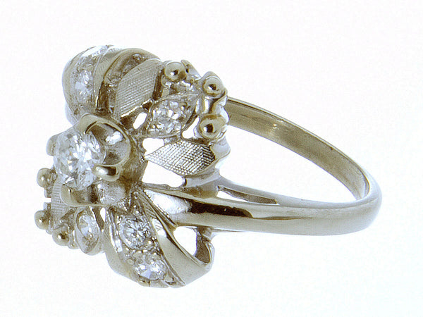 1940-1950s Diamond Cocktail Ring - Chicago Pawners & Jewelers