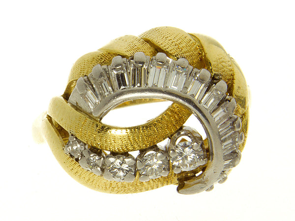 18kt Gold & Platinum Diamond Ring - Chicago Pawners & Jewelers