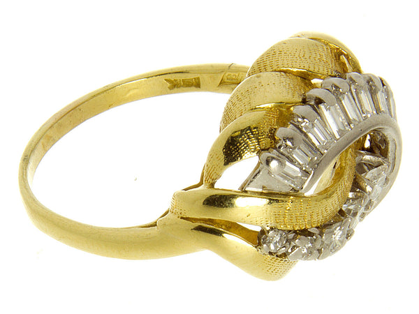 18kt Gold & Platinum Diamond Ring - Chicago Pawners & Jewelers