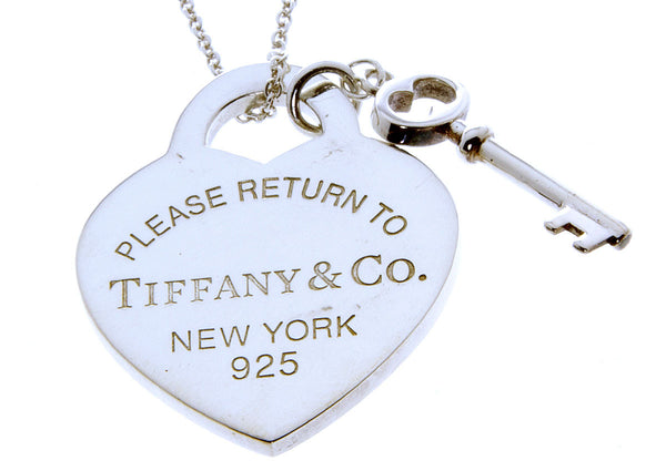 Tiffany & Co. Return to Tiffany Heart Tag with Key Pendant - Chicago Pawners & Jewelers