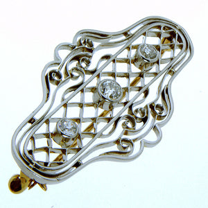 1930s Platinum & Diamond Pin - Chicago Pawners & Jewelers