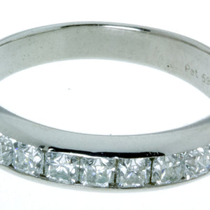 Tiffany & Co. Platinum Lucida Diamond Wedding Band - Chicago Pawners & Jewelers