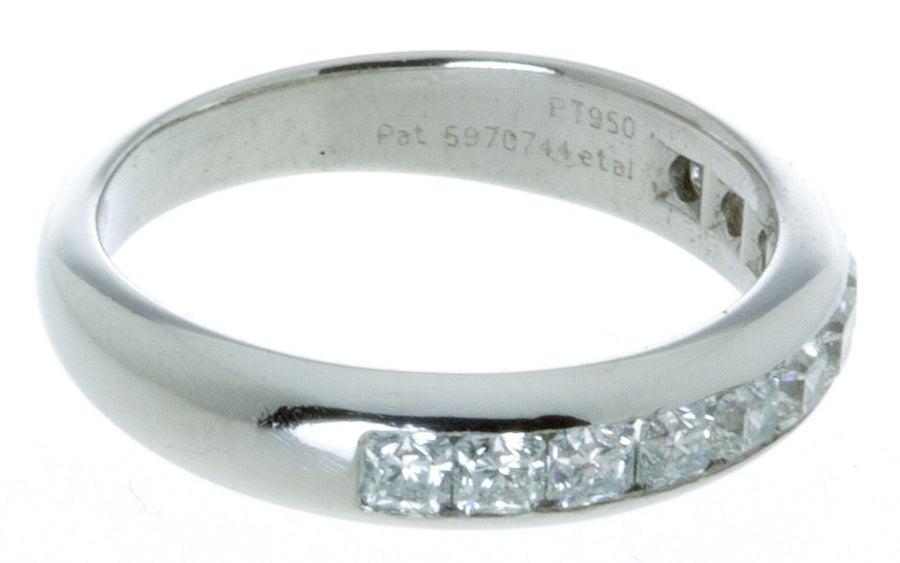 Tiffany & Co. Platinum Lucida Diamond Wedding Band - Chicago Pawners & Jewelers