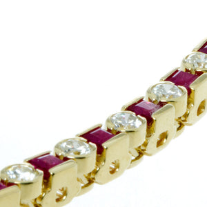 5.76ct Ruby & Diamond Bracelet - Chicago Pawners & Jewelers