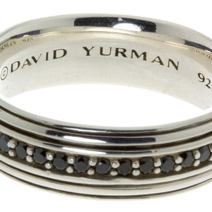 David Yurman Black Diamond Wedding Band - Chicago Pawners & Jewelers