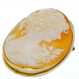 Vintage 14KT Cameo Pin/Pendant - Chicago Pawners & Jewelers