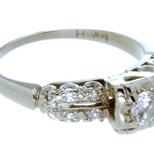 1950s Diamond Engagement Ring - Chicago Pawners & Jewelers