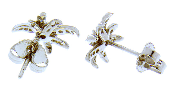 Tiffany & Co. Platinum Diamond Starburst Earrings - Chicago Pawners & Jewelers