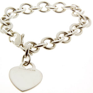 Tiffany & Co. Heart Tag Charm Bracelet - Chicago Pawners & Jewelers
