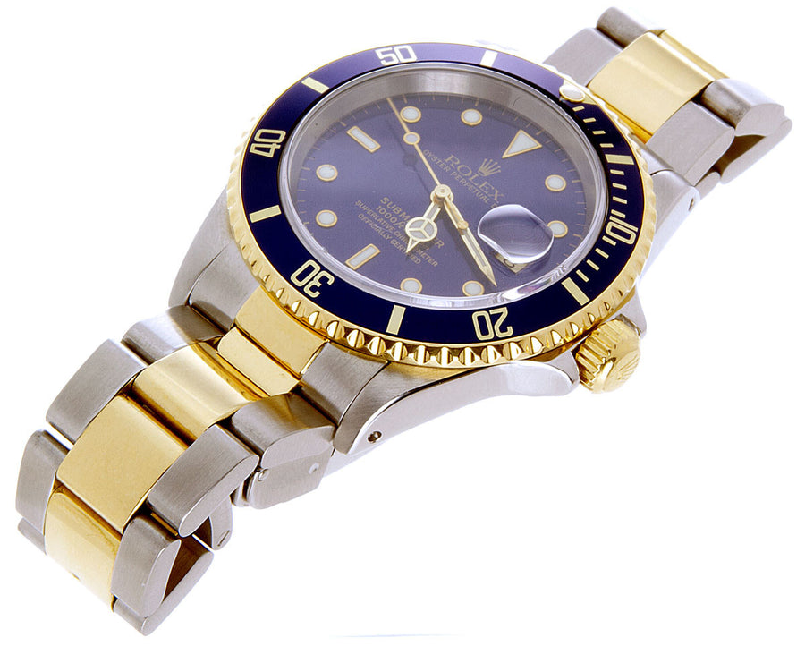 Rolex Submariner SS/18K Blue Dial - Chicago Pawners & Jewelers