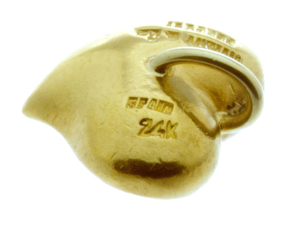 Tiffany & Co. Elsa Peretti 24K Gold Heart Pendant - Chicago Pawners & Jewelers
