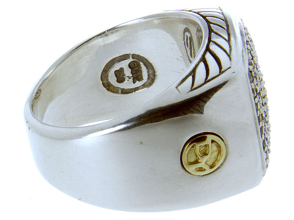 David Yurman Diamond Pave' Signet Ring - Chicago Pawners & Jewelers