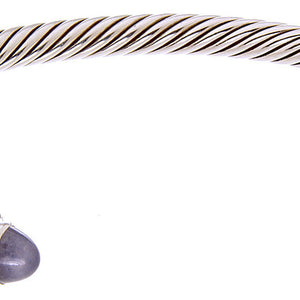 David Yurman Chalcedony & Diamond Classic Cable Bracelet - Chicago Pawners & Jewelers