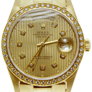 Rolex Day-Date President with Diamond Dial Bezel - Chicago Pawners & Jewelers