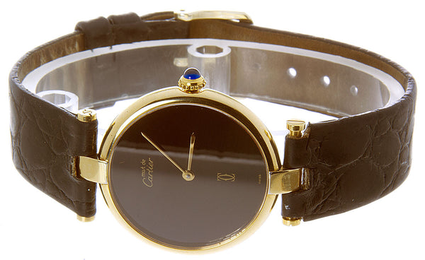 Cartier Must de Cartier Vermeil Round Watch - Chicago Pawners & Jewelers