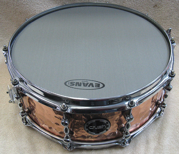 Crush Hand Hammered Copper 14"x6" Snare Drum - Chicago Pawners & Jewelers