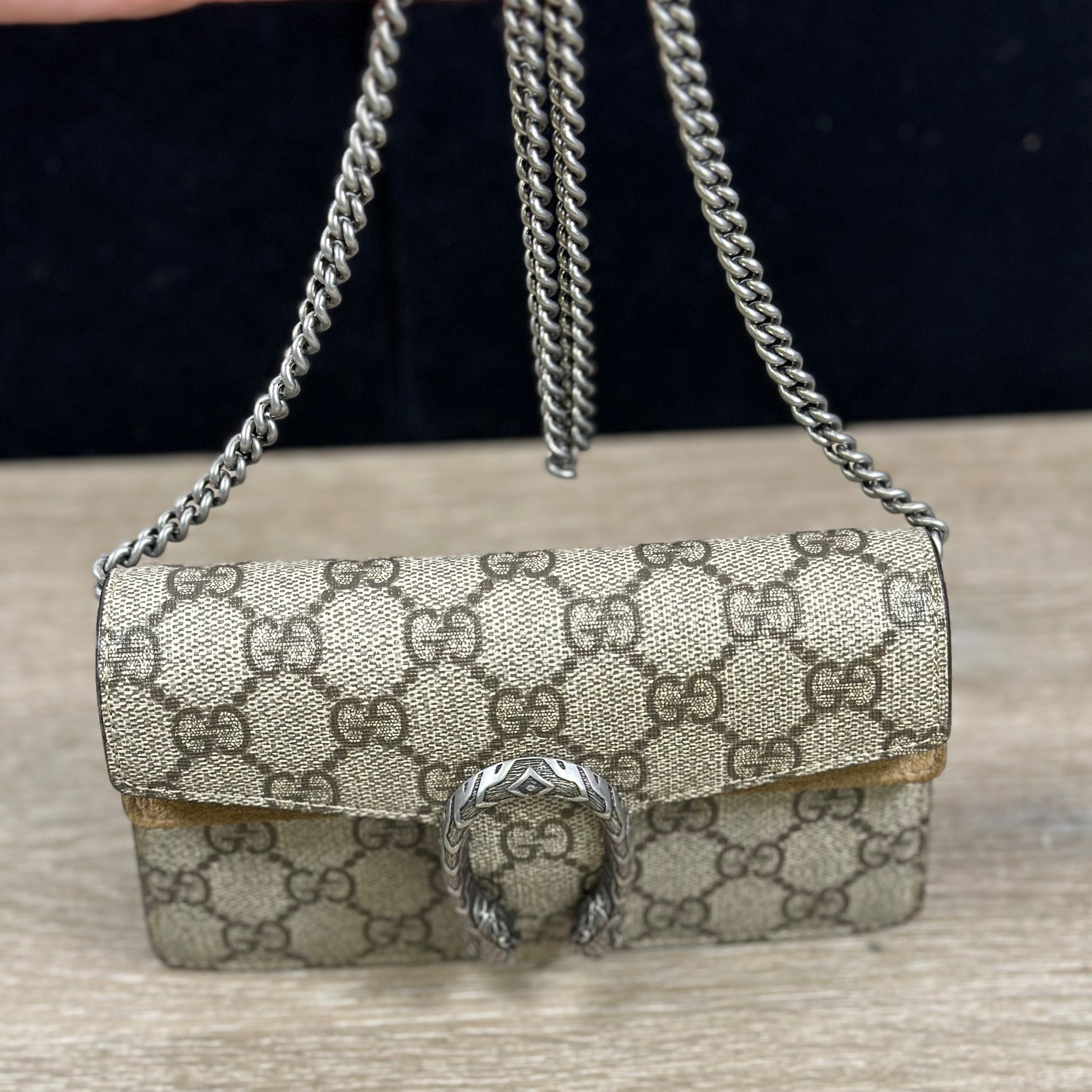Gucci dionysus gg hot sale supreme mini chain bag