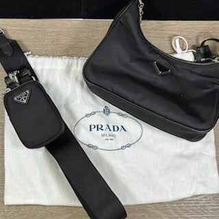 Prada Re-Edition 2005 Leather Shoulder Bag