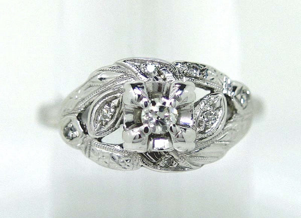 1950s Diamond Cocktail Ring - Chicago Pawners & Jewelers