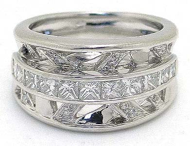 Platinum 1.60ct Diamond Band Ring - Chicago Pawners & Jewelers