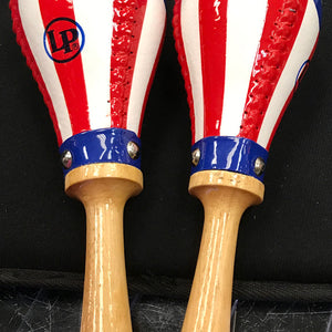 LP Salsa Rawhide Maracas Puerto Rican Flag - Chicago Pawners & Jewelers