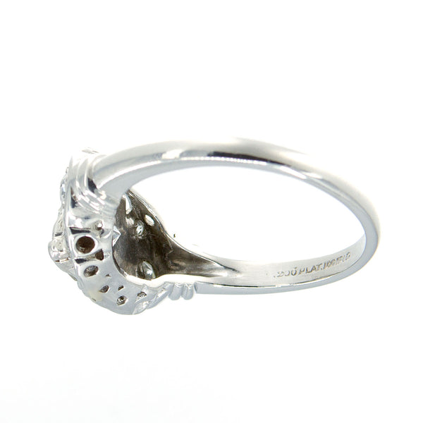 Art Deco 1.24ct Diamond Engagement Ring