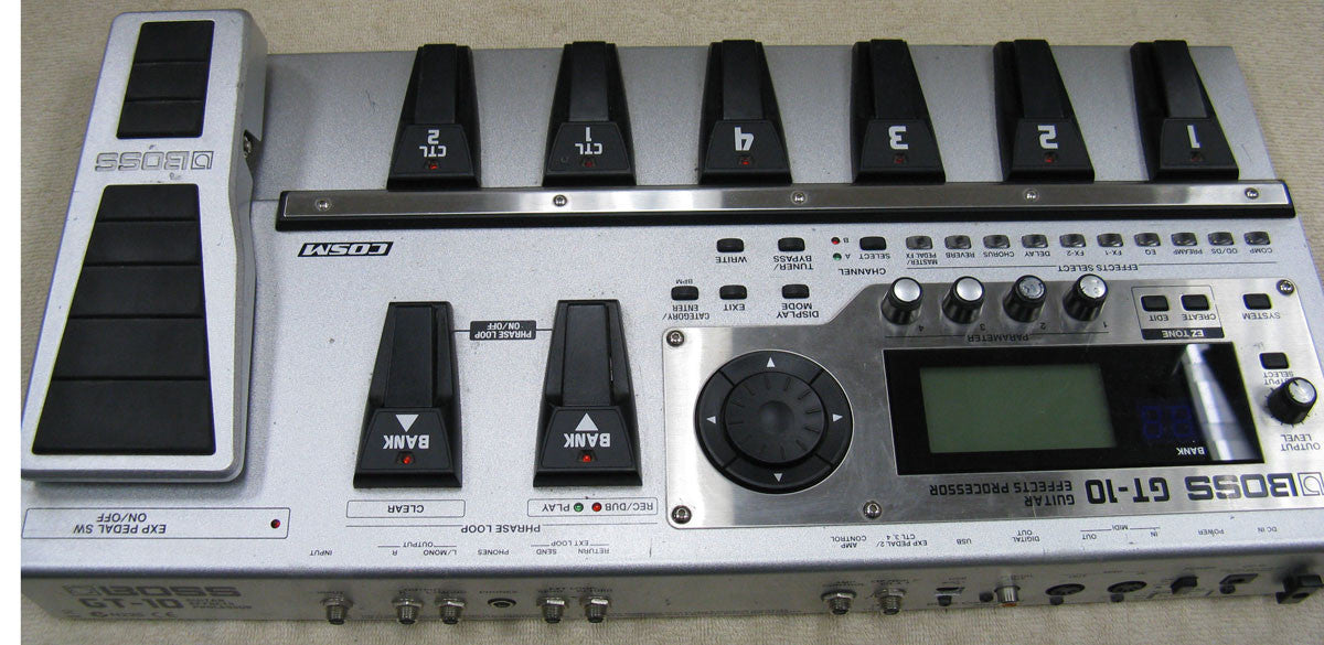 gt 10 guitar pedal Boss GT-10 Guitar Effects Processor